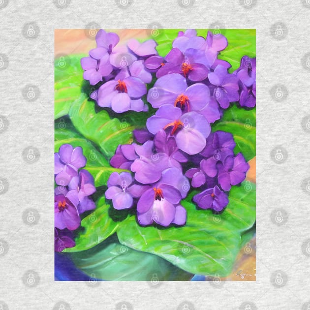 African Violets by cmpoetry